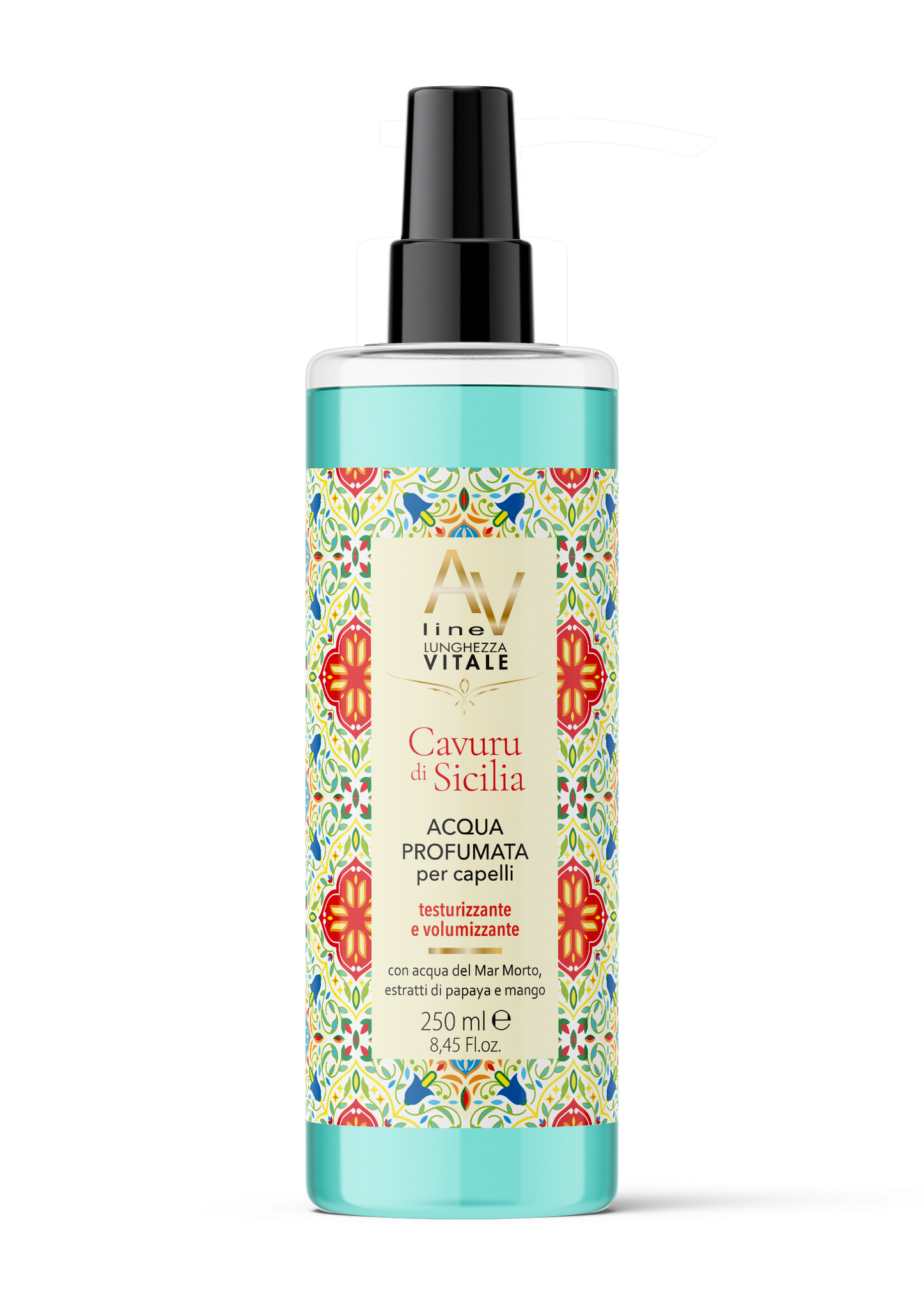 CAVURU DI SICILIA Acqua PROFUMATA PER CAPELLI